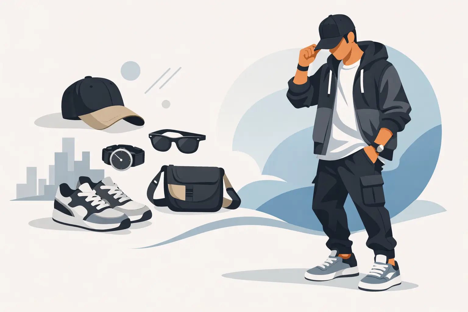 Caps Streetwear Outfit Herren richtig stylen