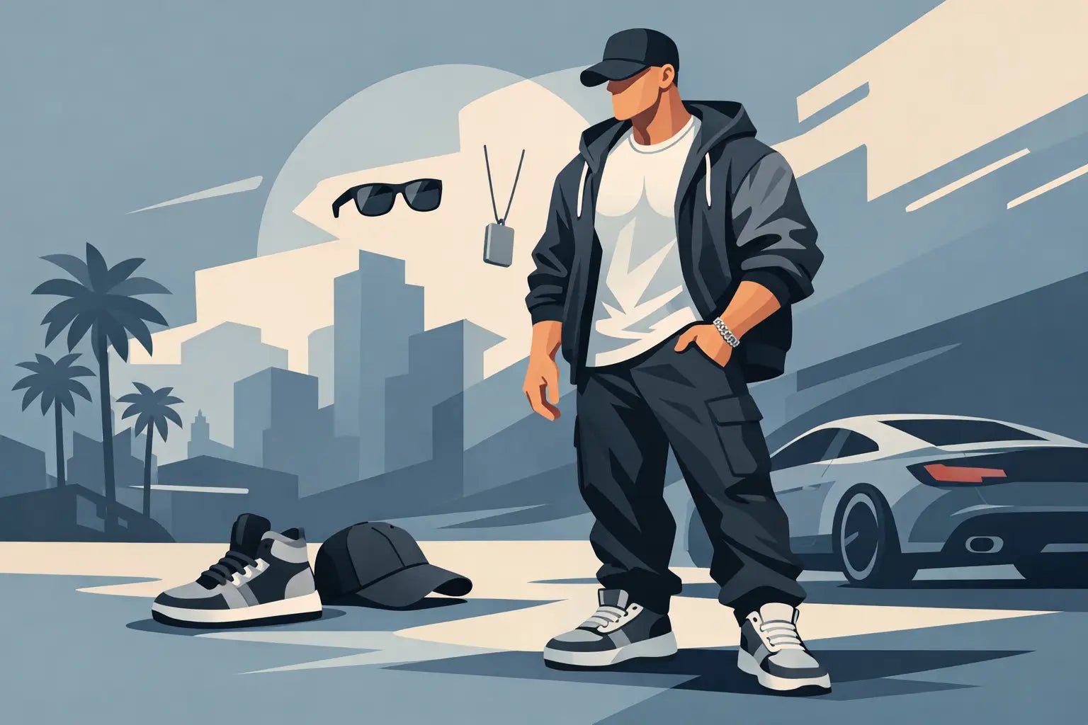 Streetwear für muskulöse Männer richtig tragen