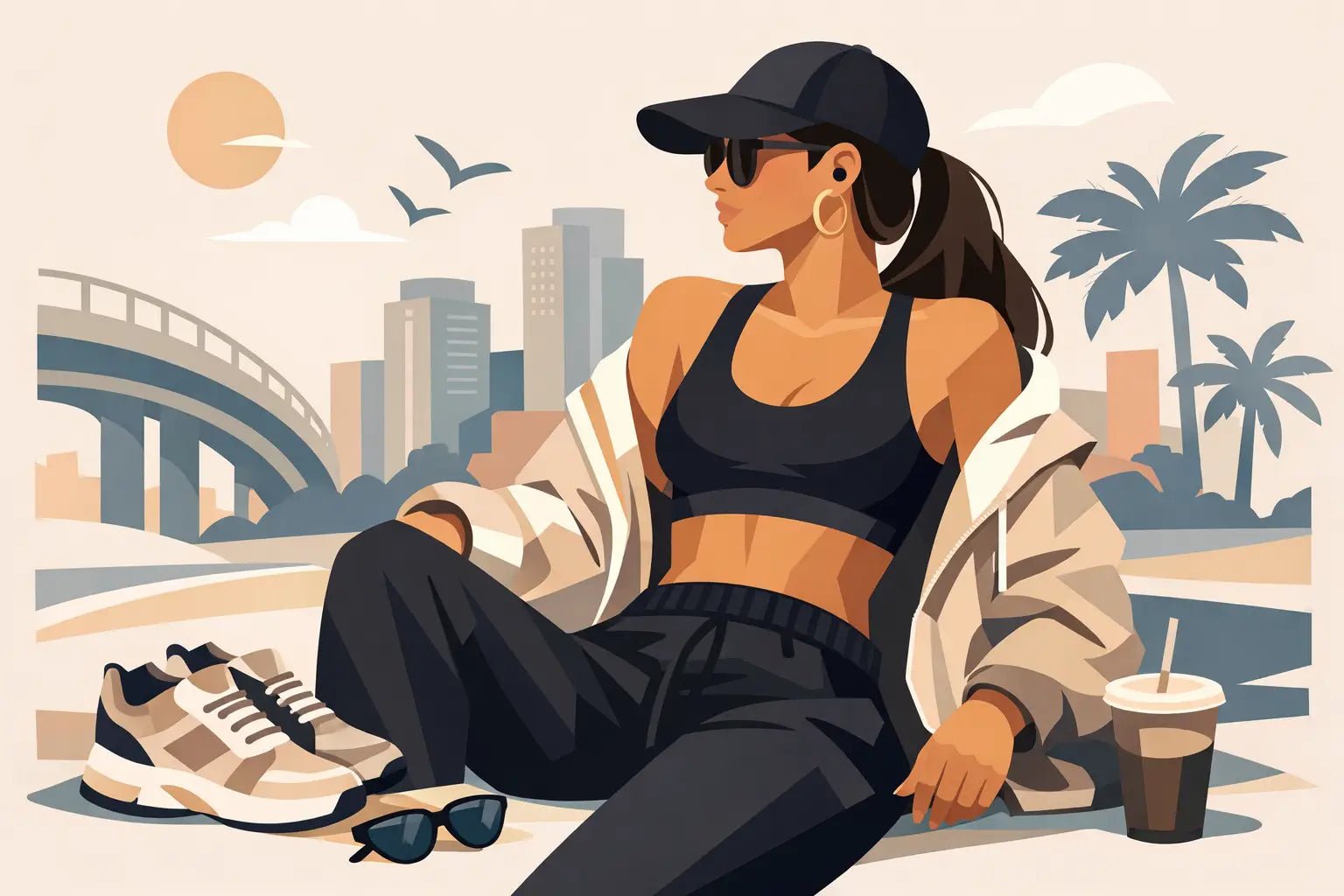 Sport BH Streetwear Look richtig stylen