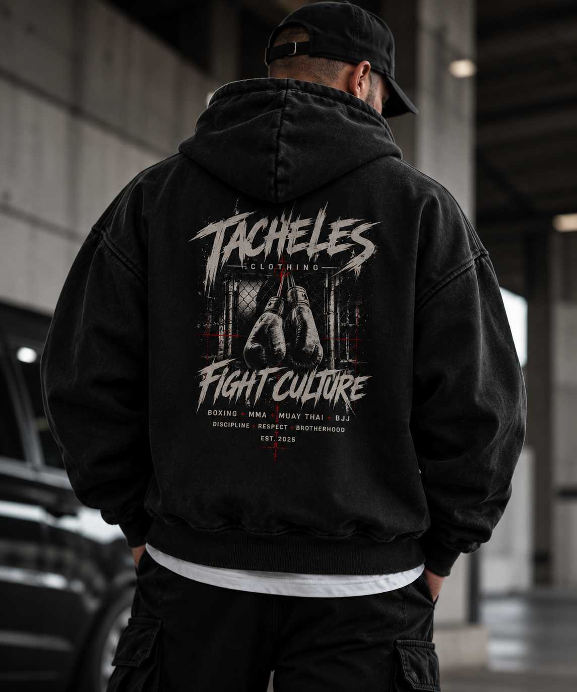 FIGHT CULTURE OVERSIZED ZIPPER