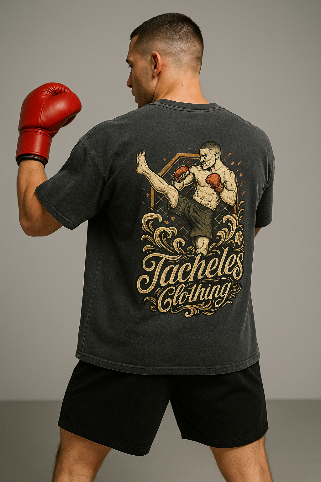 CAGE SCRIPT OVERSIZED SHIRT