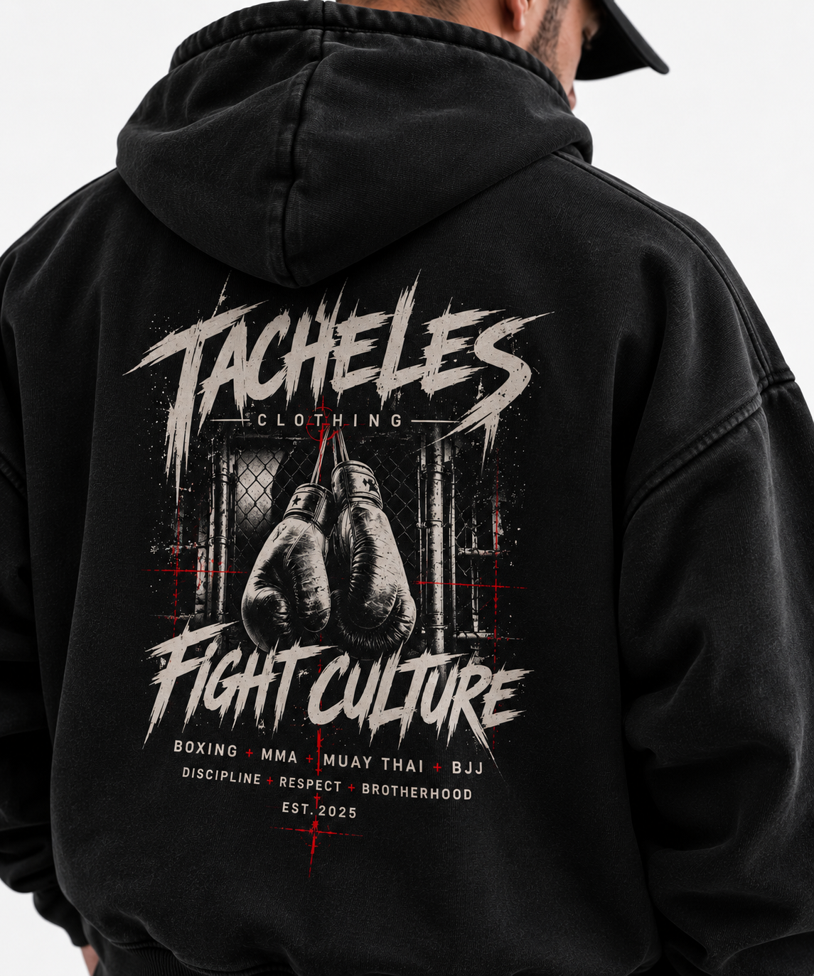FIGHT CULTURE OVERSIZED ZIPPER