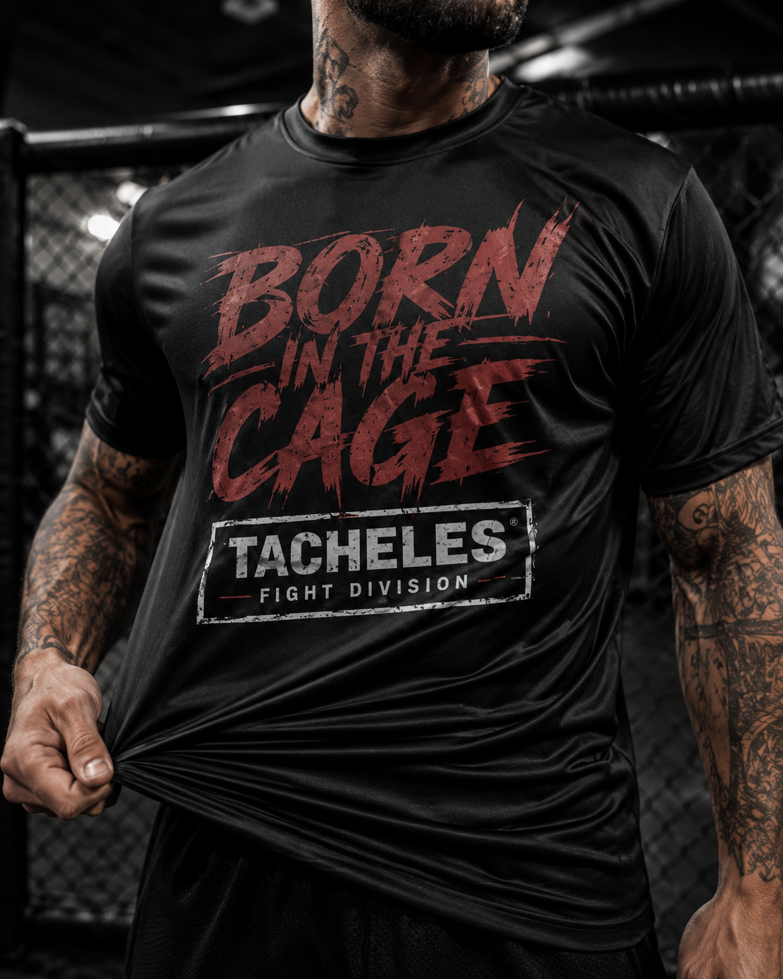 BORN IN THE CAGE - TRAININGSSHIRT