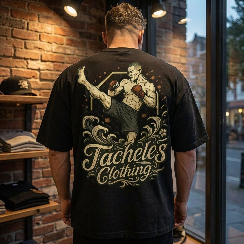 CAGE SCRIPT OVERSIZED SHIRT