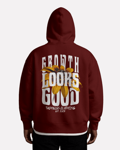 GROWTH LOOKS GOOD MEN HOODIE